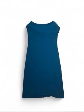 Zara blue strapless mini dress